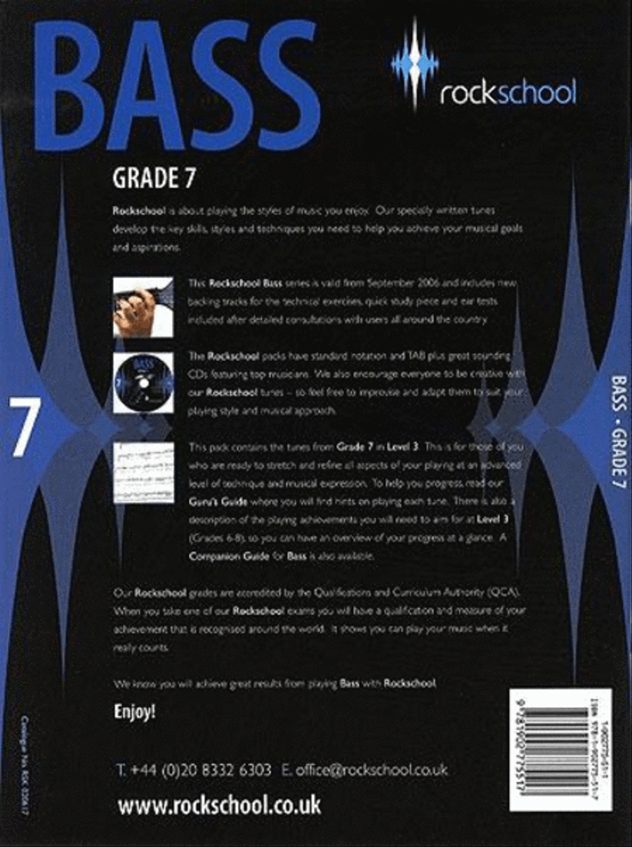 Rockschool Bass - Grade 7 (2006-2012) CD scores gallery preview page 3