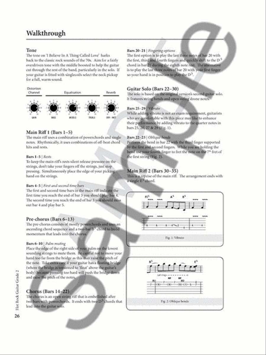 Rockschool Guitar Hot Rock Grade 2 CD scores gallery preview page 4