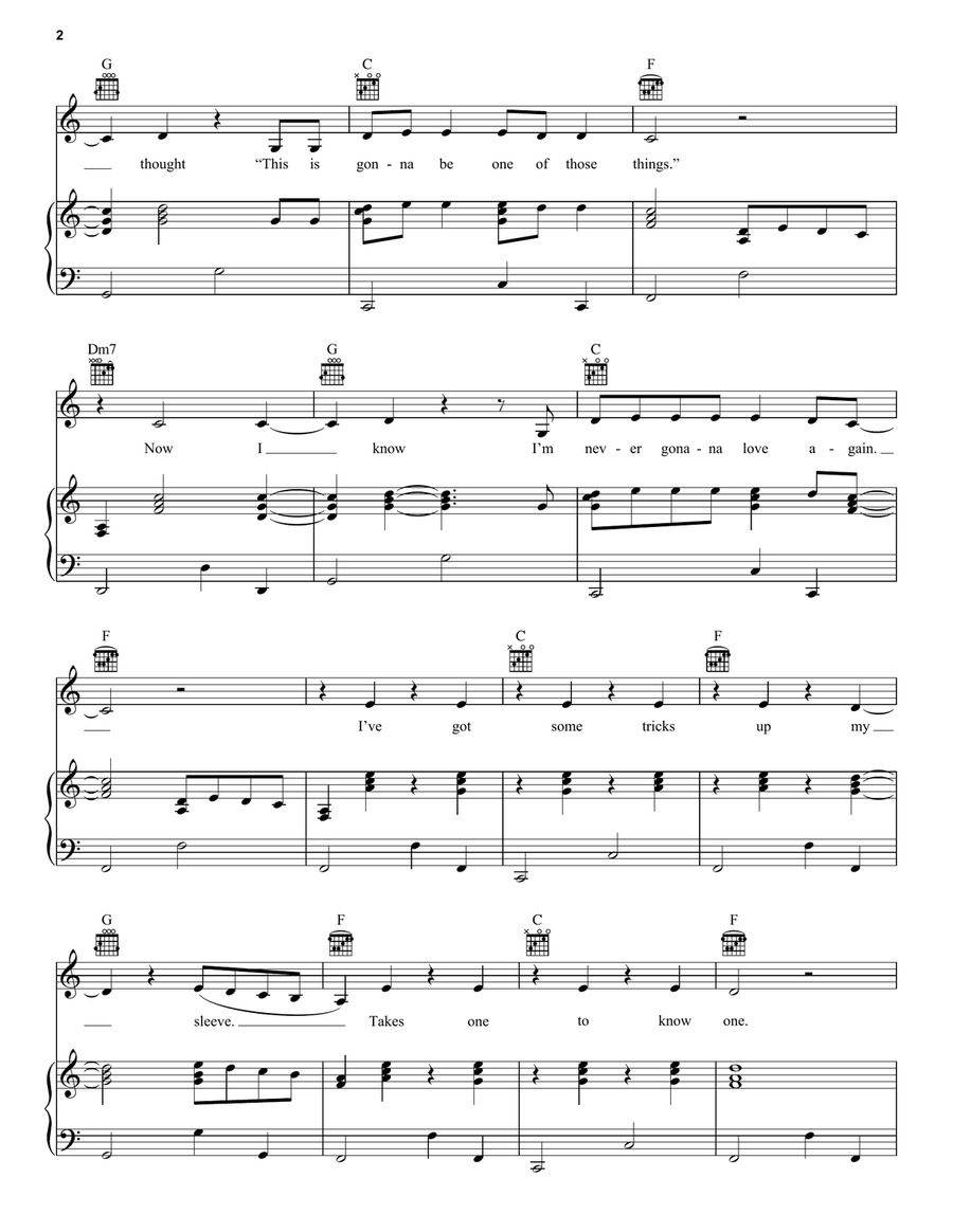 cowboy like me cowboy like me Piano, Vocal, Guitar scores gallery preview page 2