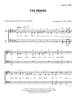 Yes Indeed (arr. Earl Moon)