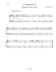C Serenade Easy Piano