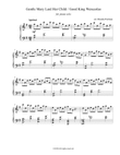 Gentle Mary Laid Her Child / Good King Wenceslas (piano solo), arr. Brenda Portman