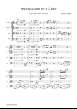 String quartet No. 1 G Major - A travel through the times