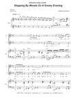 Stopping By Woods On A Snowy Evening (Vocal Trio - (SSA)