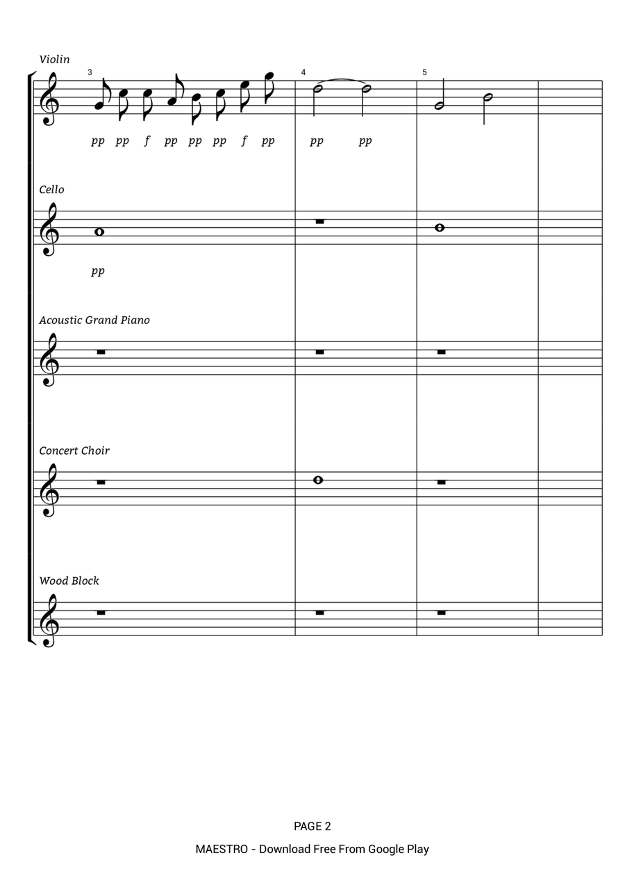 La primavera floreció con mi amor. Choir scores gallery preview page 2