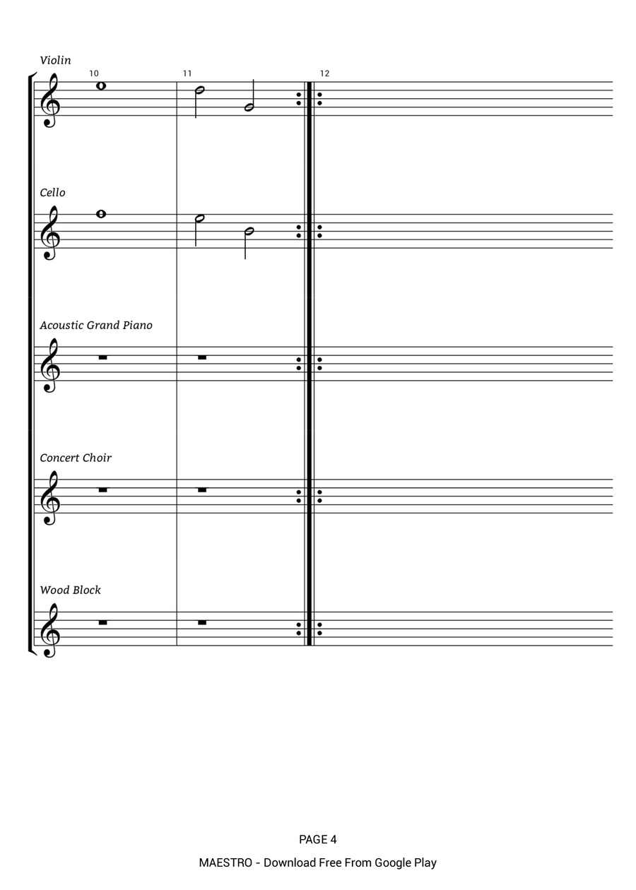 La primavera floreció con mi amor. Choir scores gallery preview page 4