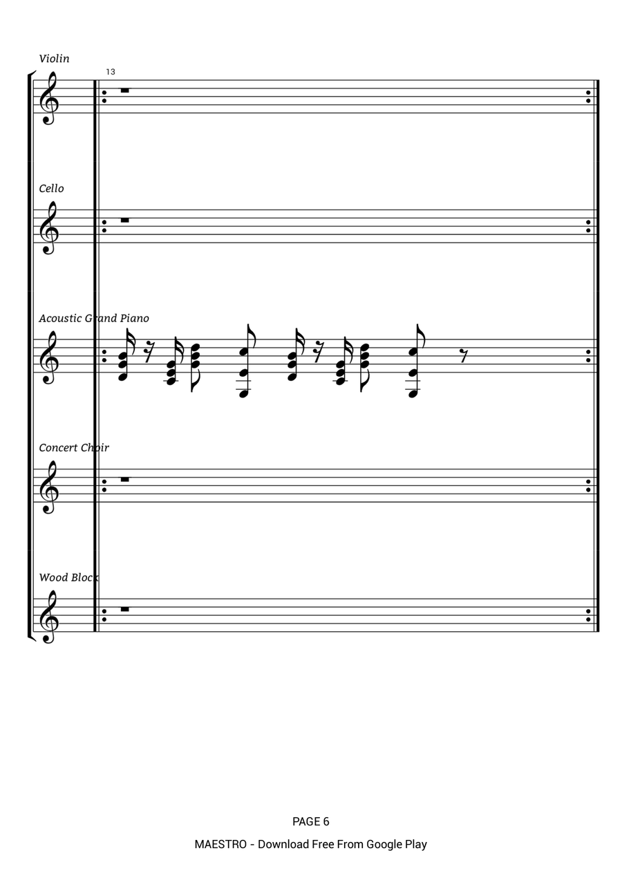 La primavera floreció con mi amor. Choir scores gallery preview page 6