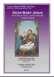 Dear Baby Jesus (Now Rest in Sleep) - Concert Band Score and Parts PDF