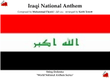 Iraqi National Anthem for String Orchestra