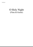 O Holy Night - Flute & Guitar