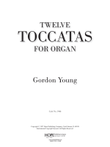 Twelve Toccatas for Organ-Digital Download