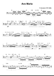 Ave Maria - Schubert bass clef lead sheet