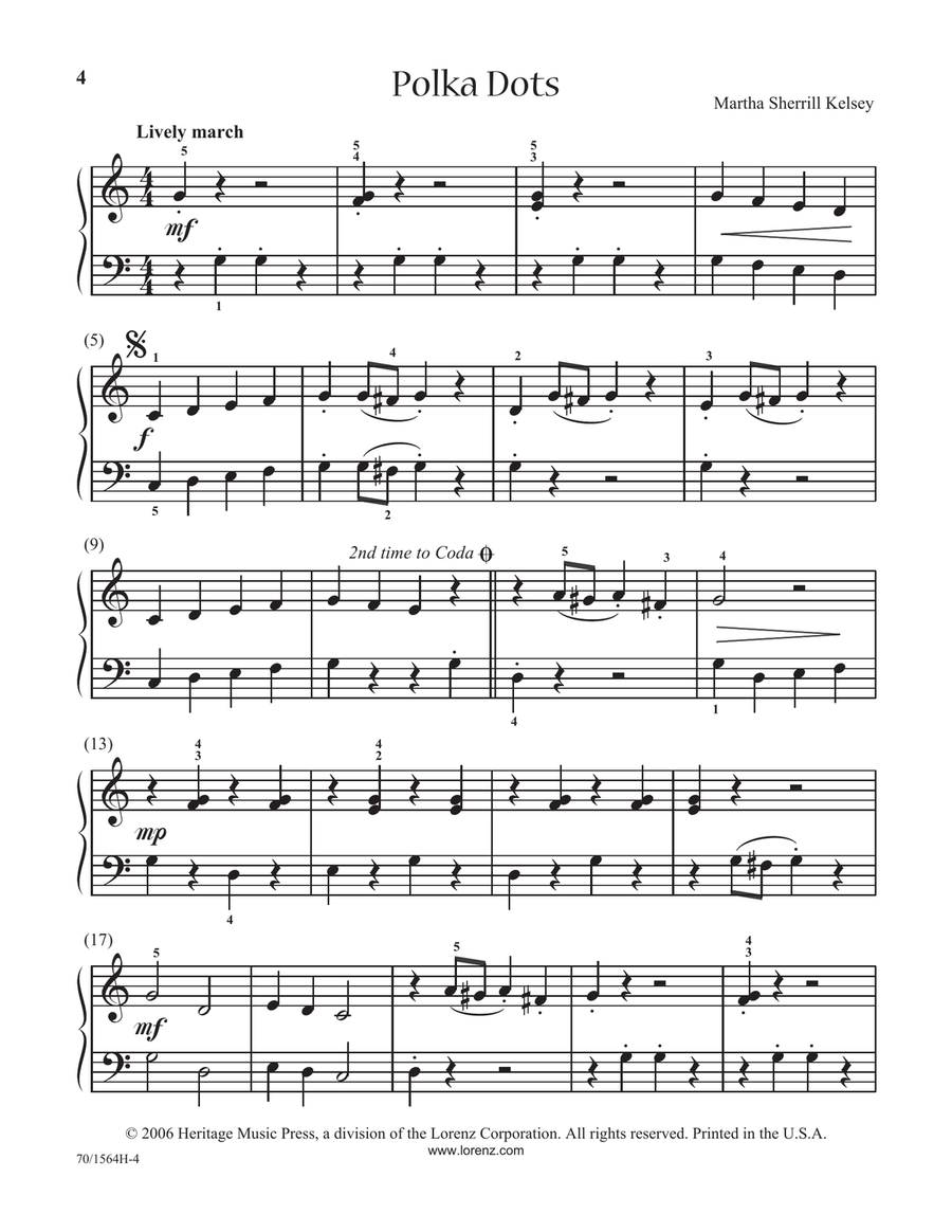 Martha 'n Me - Duet Book 2, Moderately Easy (Digital Download) Piano Duet scores gallery preview page 4