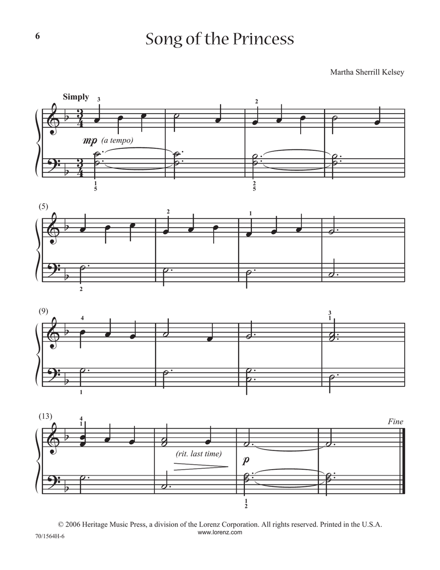Martha 'n Me - Duet Book 2, Moderately Easy (Digital Download) Piano Duet scores gallery preview page 6