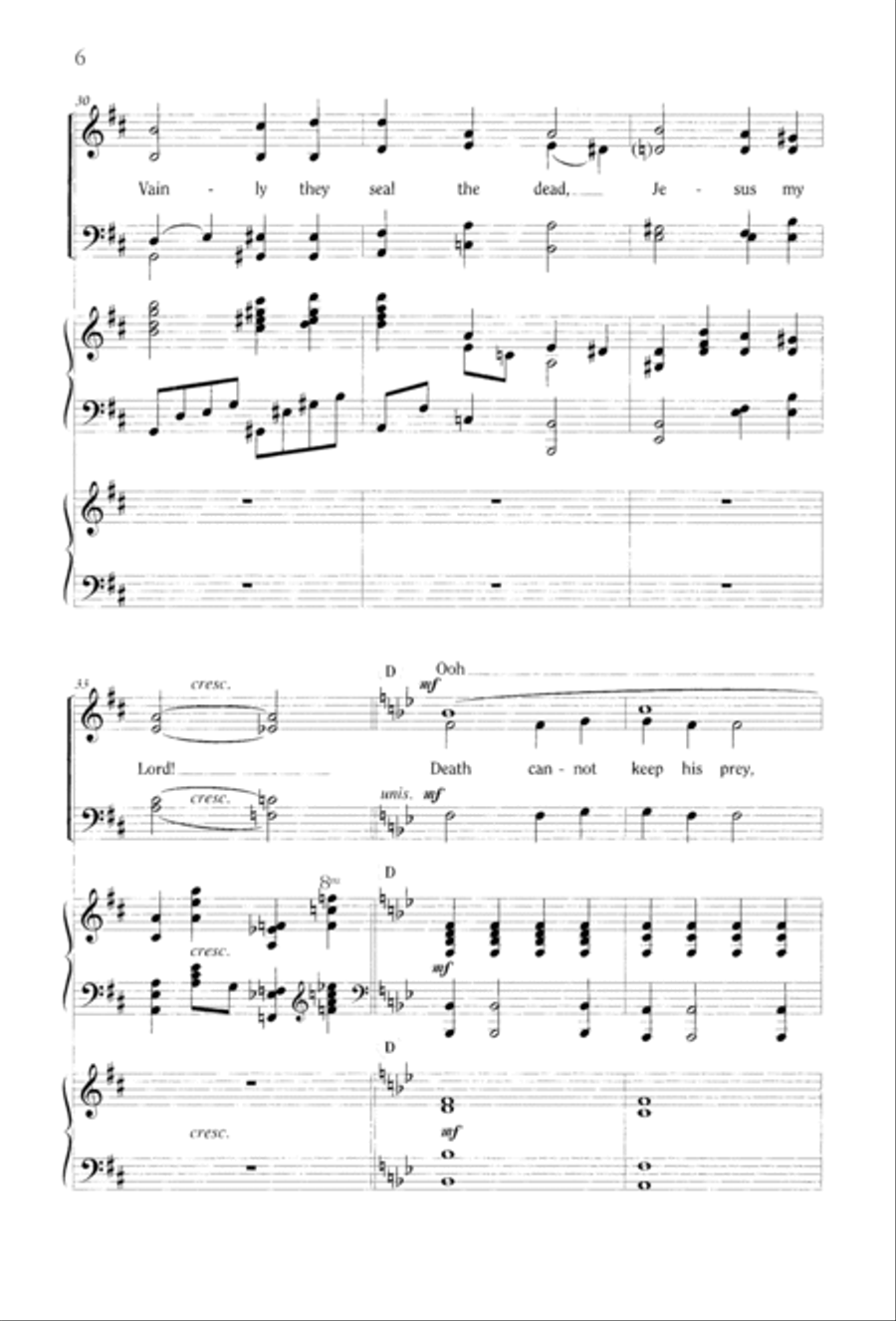 Christ Arose 4-Part scores gallery preview page 12
