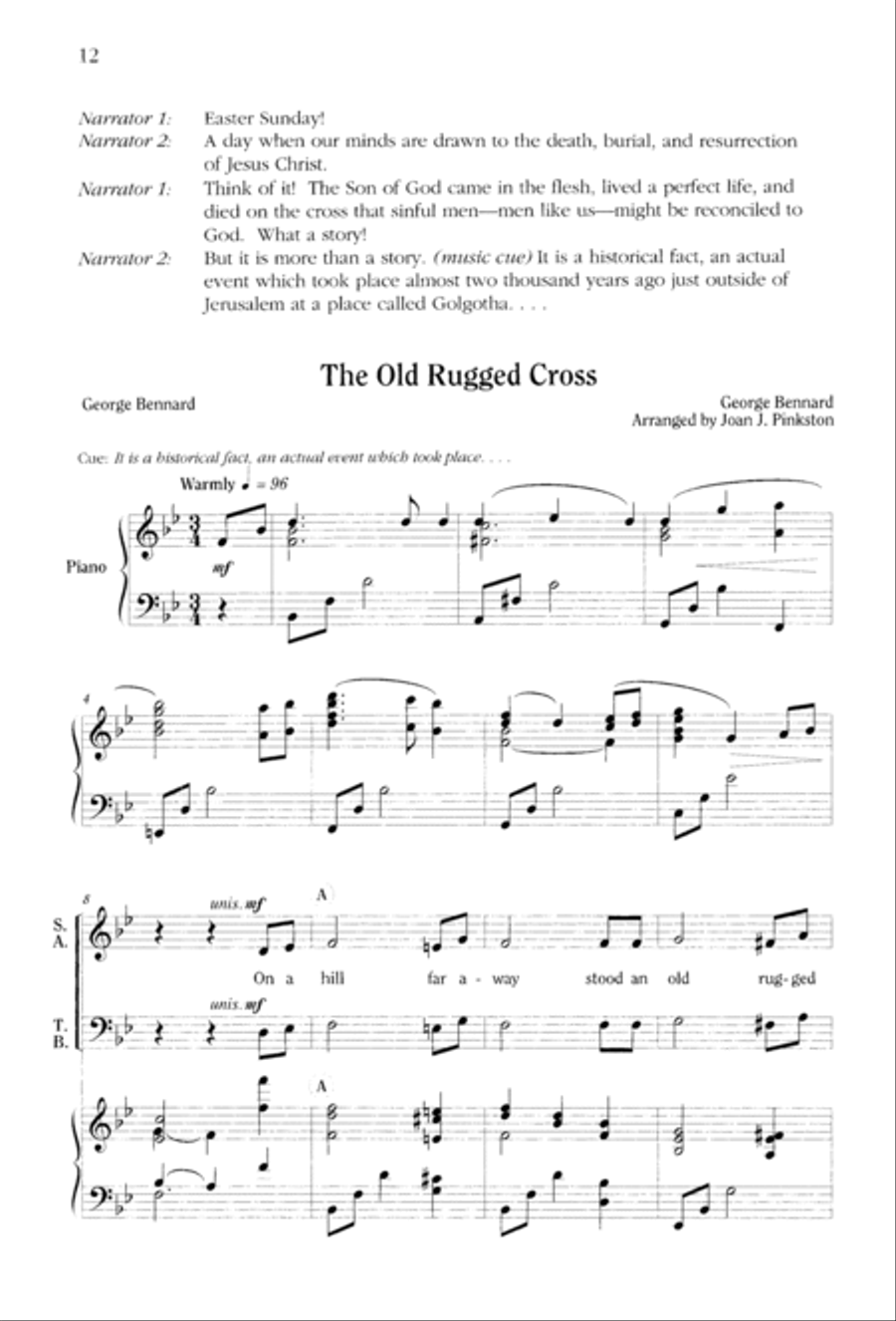 Christ Arose 4-Part scores gallery preview page 18