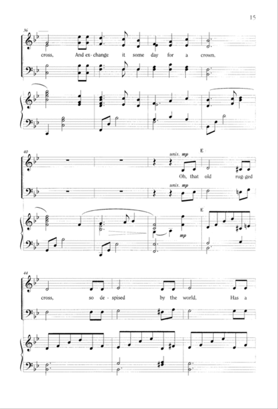 Christ Arose 4-Part scores gallery preview page 21