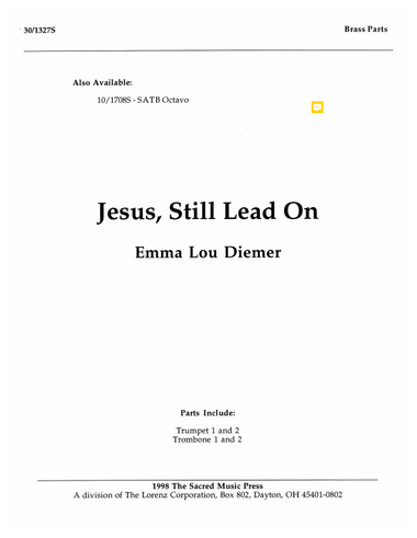 Jesus, Still Lead On - Instr Parts