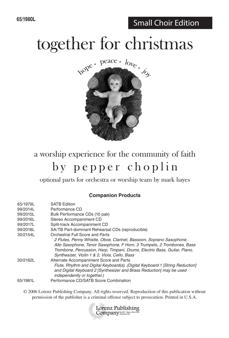 Together for Christmas (Digital Download) 3-Part scores gallery preview page 1