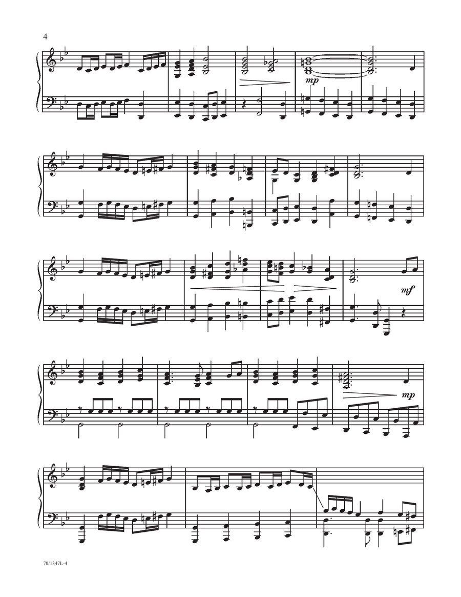 Palm Sunday to Easter (Digital Download) Piano Solo scores gallery preview page 4