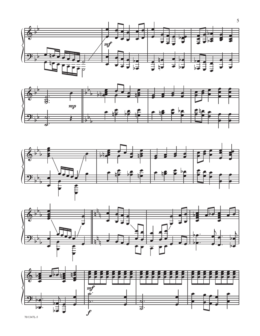 Palm Sunday to Easter (Digital Download) Piano Solo scores gallery preview page 5