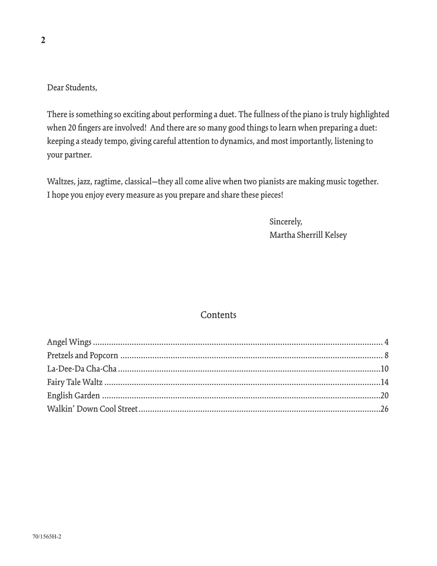 Martha 'n Me - Duet Book 3, Early Intermediate (Digital Download) Piano Duet scores gallery preview page 2