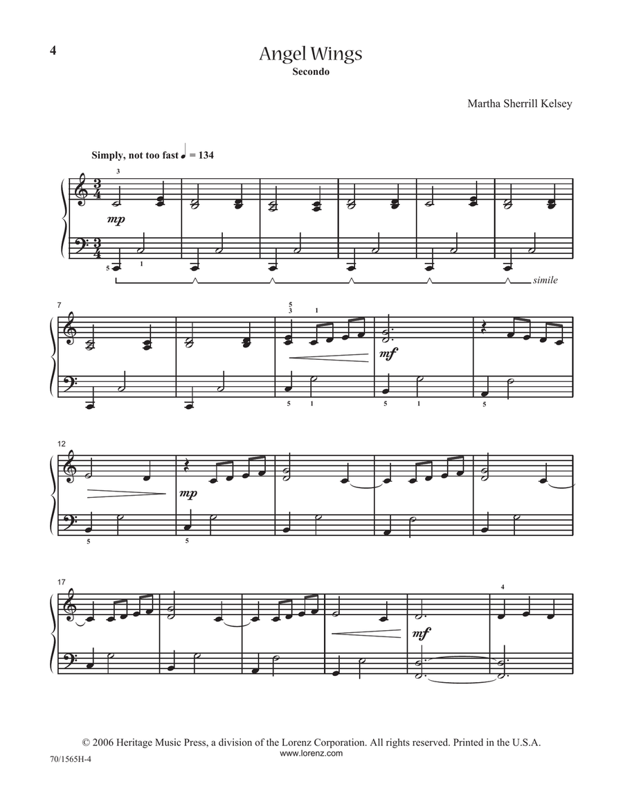 Martha 'n Me - Duet Book 3, Early Intermediate (Digital Download) Piano Duet scores gallery preview page 4