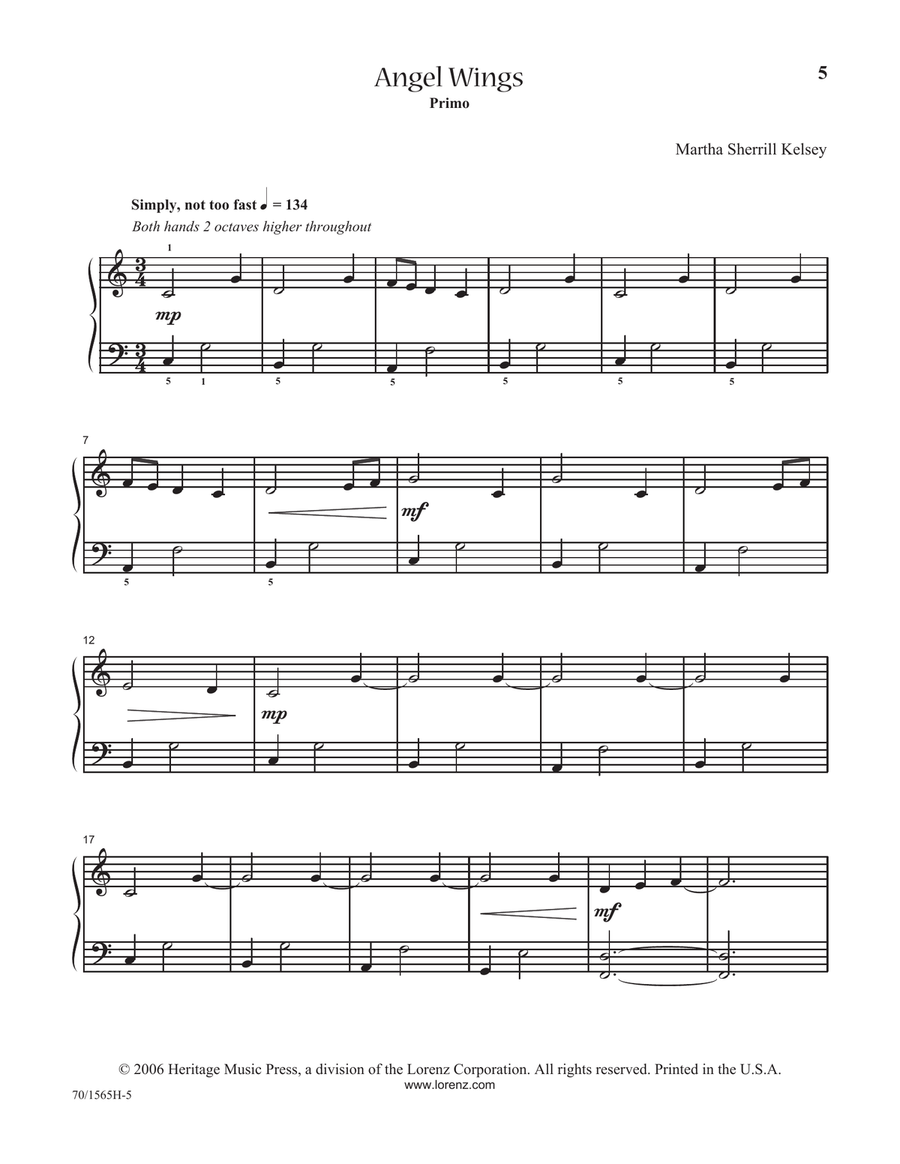 Martha 'n Me - Duet Book 3, Early Intermediate (Digital Download) Piano Duet scores gallery preview page 5