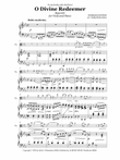 O Divine Redeemer for Viola and Piano