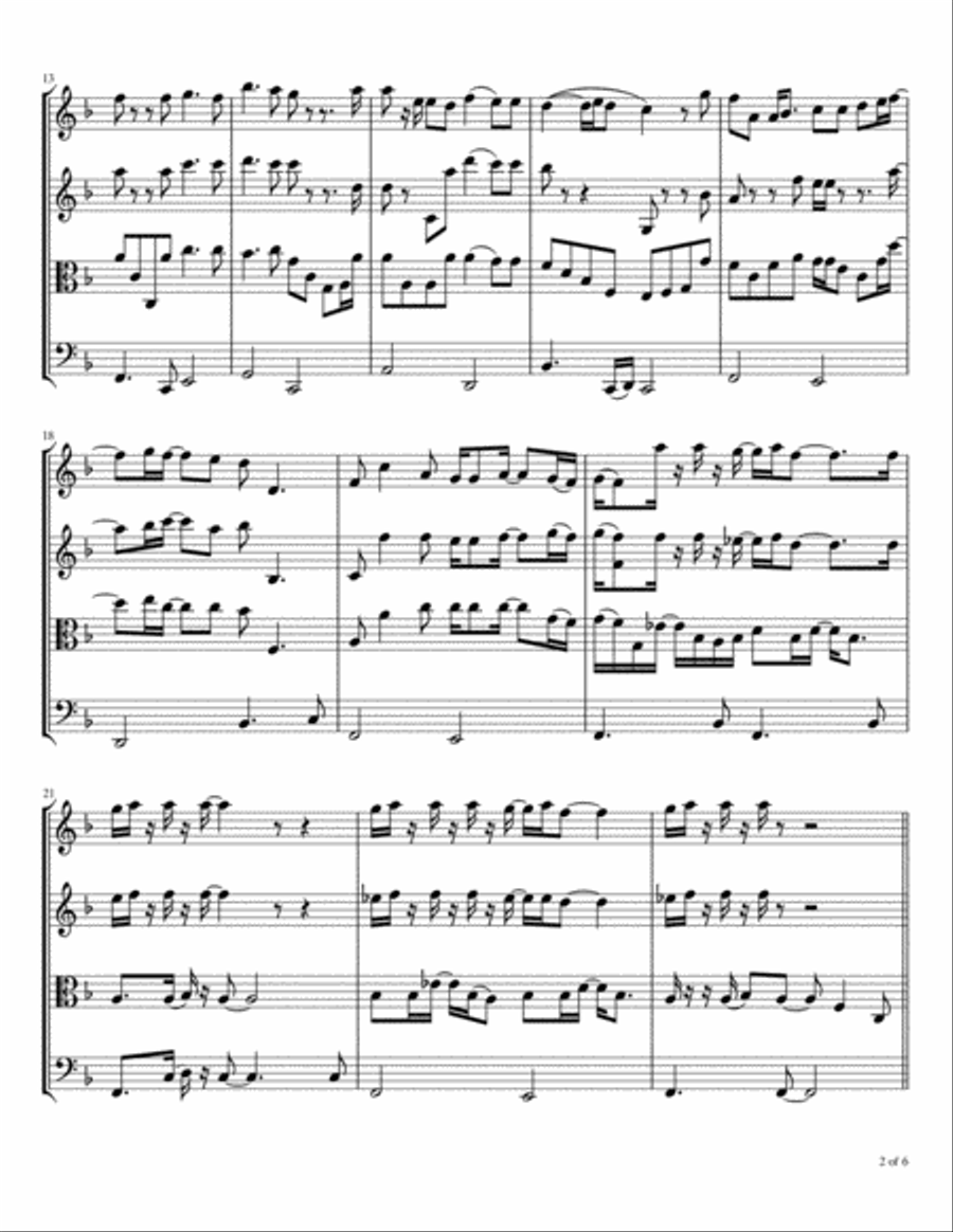Song For A Winter's Night Cello scores gallery preview page 3