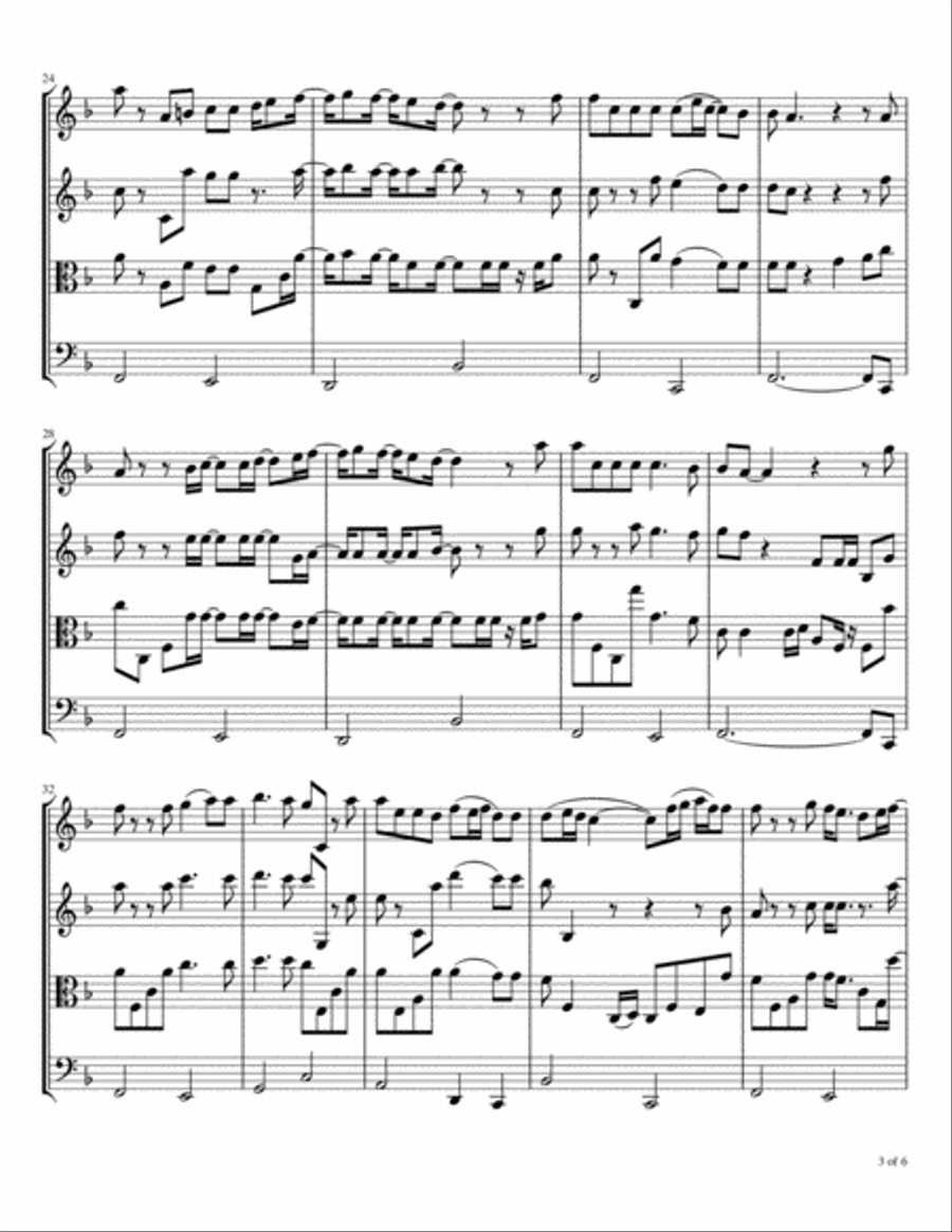 Song For A Winter's Night Cello scores gallery preview page 4