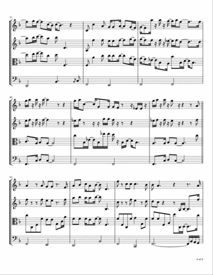 Song For A Winter's Night Cello scores gallery preview page 5
