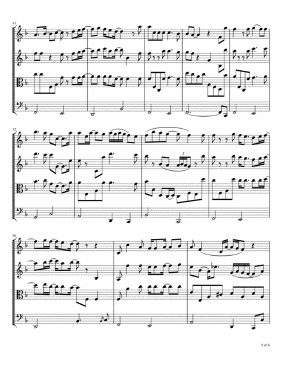Song For A Winter's Night Cello scores gallery preview page 6