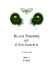Black Hounds of Cŵn Annwn for Harp Ensemble (E minor)-Harp 1 part