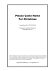 Please Come Home For Christmas