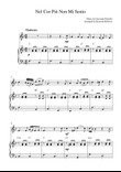Nel Cor Più Non Mi Sento (for oboe solo and piano accompaniment)