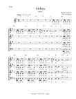 Aleluya (SATB for Advent and Christmas)