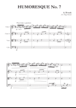 Humoresque No. 7 for String Quartet