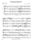 CHRIST THE LORD IS RISEN TODAY - STRING QUARTET (unaccompanied)