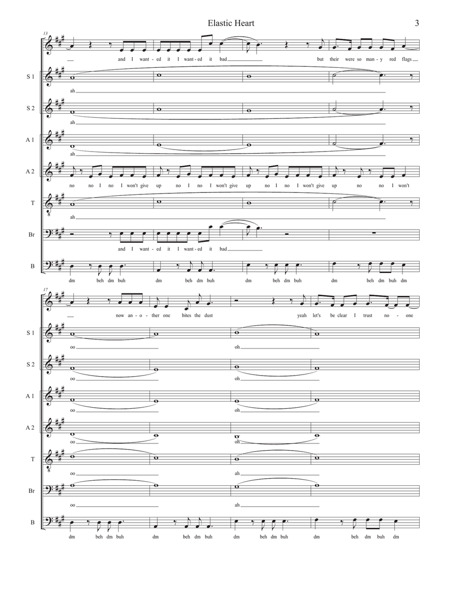 Elastic Heart Divisi scores gallery preview page 3