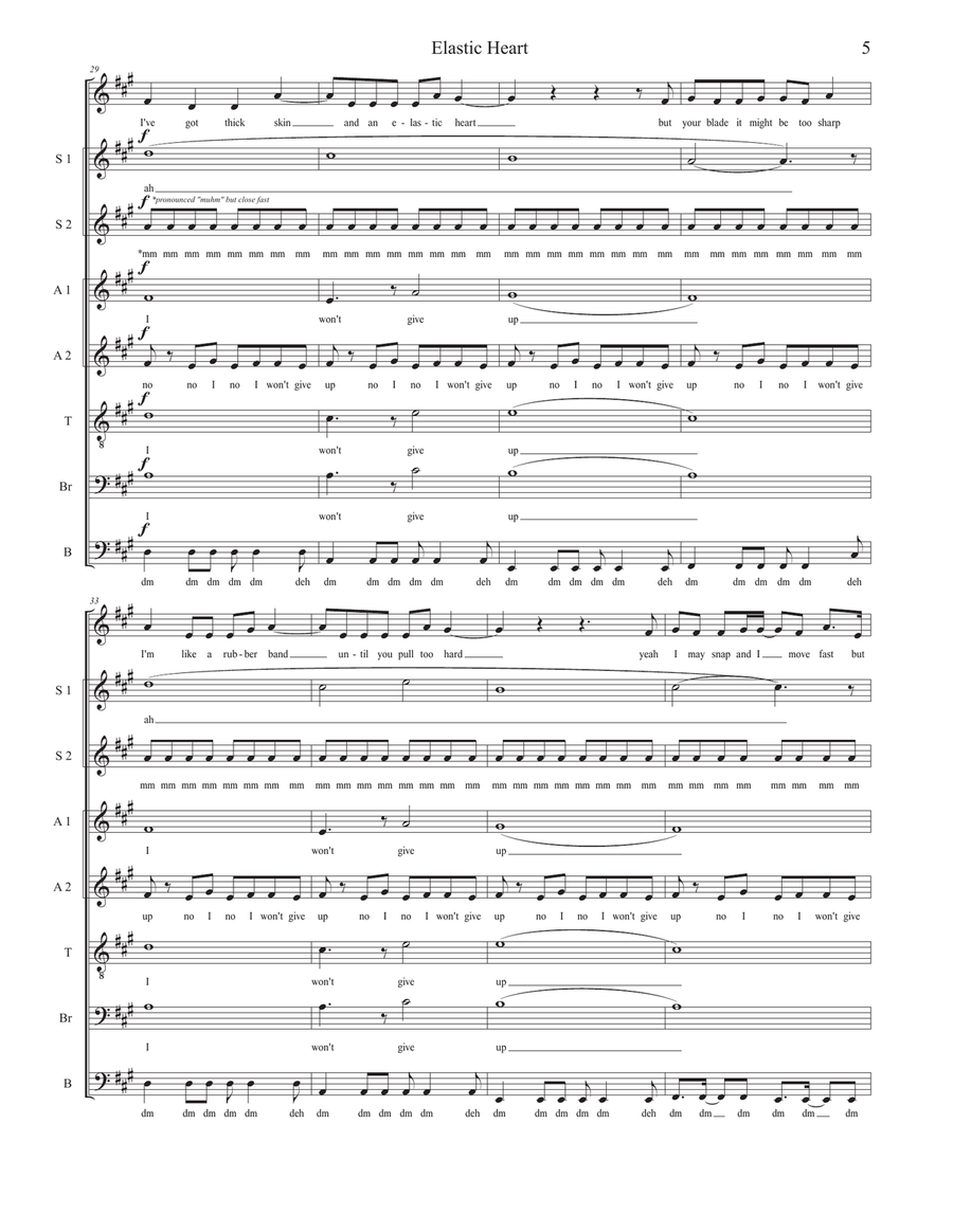 Elastic Heart Divisi scores gallery preview page 5