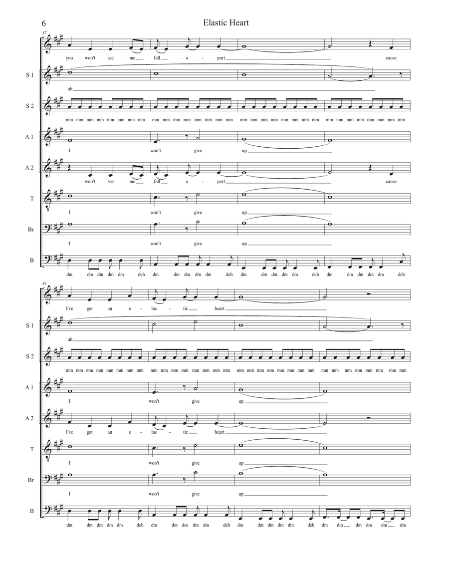 Elastic Heart Divisi scores gallery preview page 6