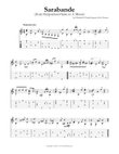 Sarabande (from Harpsichord Suite in A Minor)