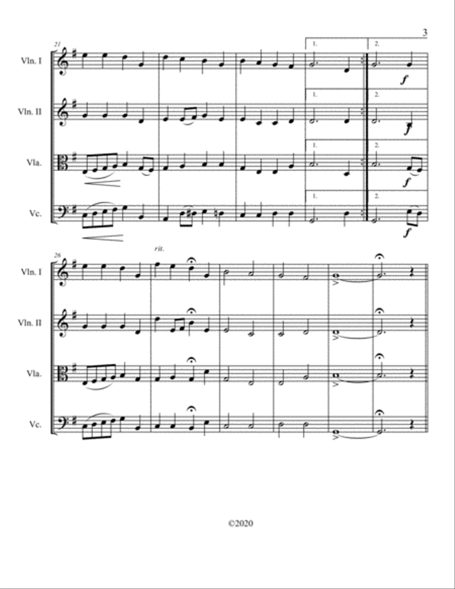 Faith in Every Footstep Cello scores gallery preview page 3