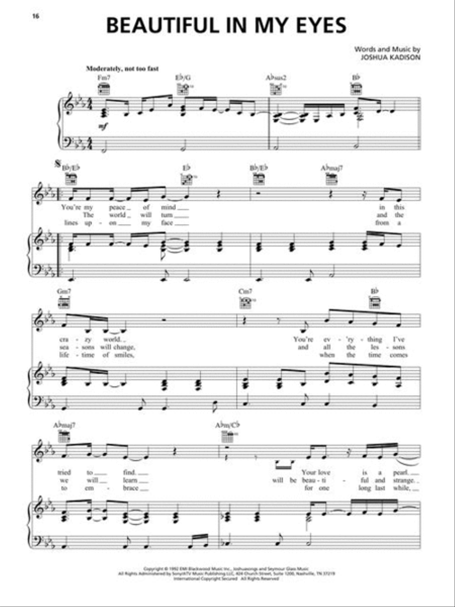 Piano Singer/Songwriters Piano Singer/Songwriters Piano, Vocal, Guitar scores gallery preview page 7