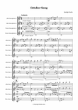 October Song - Saxophone quartet (AATT)