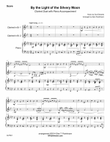 BY THE LIGHT OF THE SILVERY MOON - CLARINET DUET with Piano Accompaniment