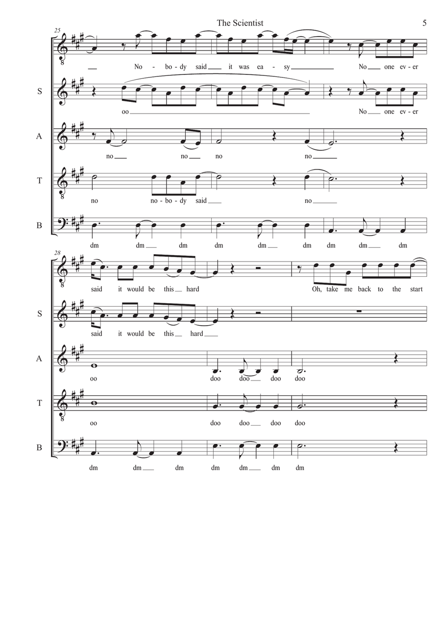 The Scientist 4-Part scores gallery preview page 5