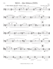 SQ14 ... Qui Abitava (2020) cello part