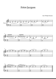 Frère Jacques (Easy/Beginner Piano)